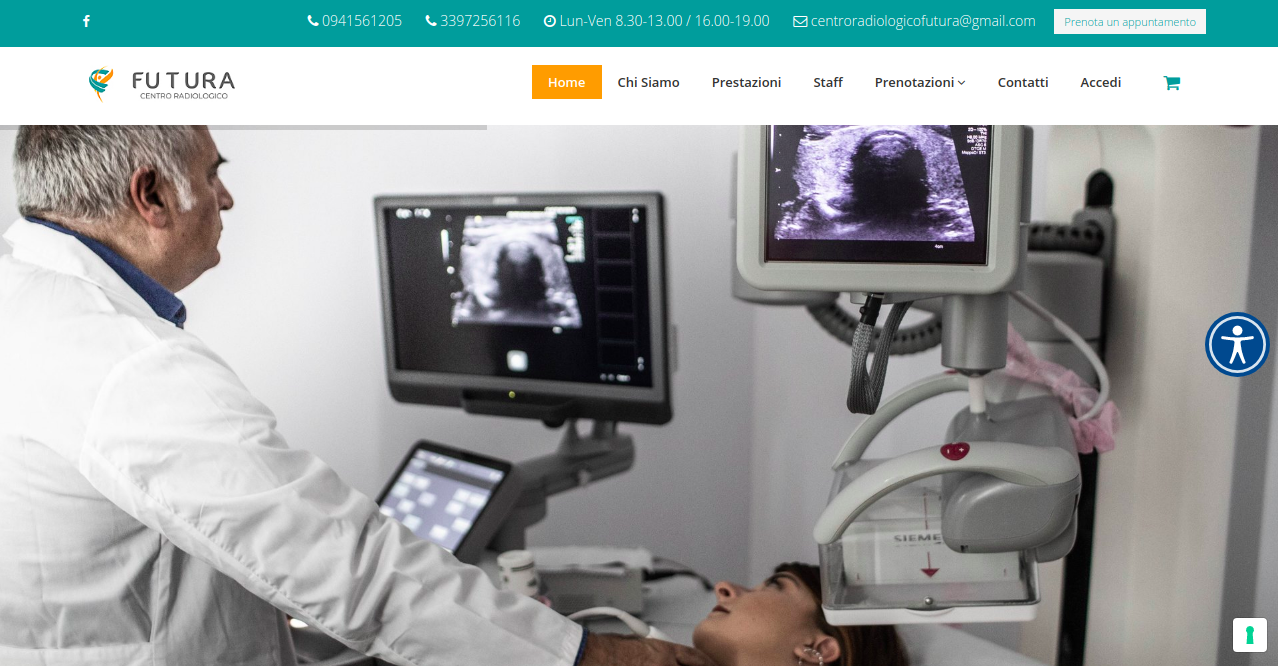 Portale web Centro Radiologico Futura